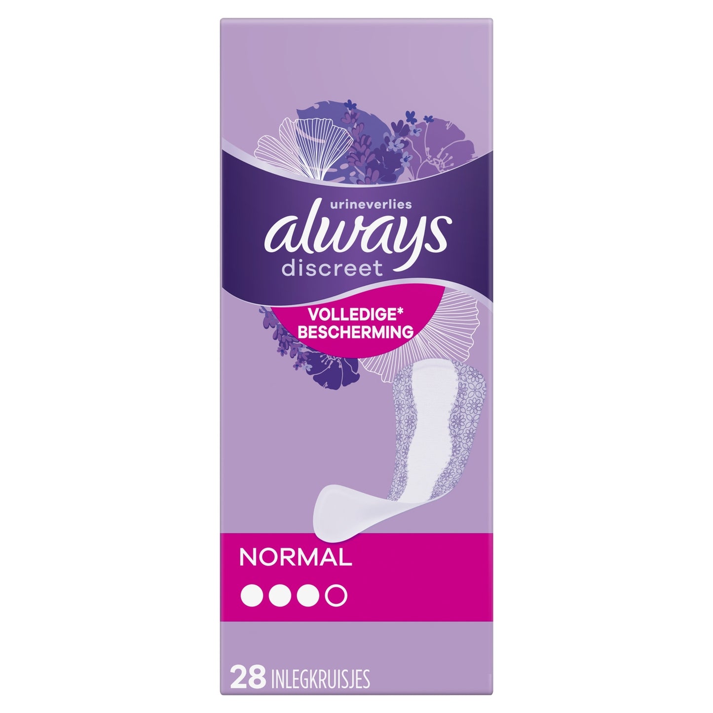 ALWAYS DISCREET Normal Urinary Leakage Panty Liners