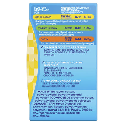 Tampons with Regular Applicator Pearl Compak TAMPAX
