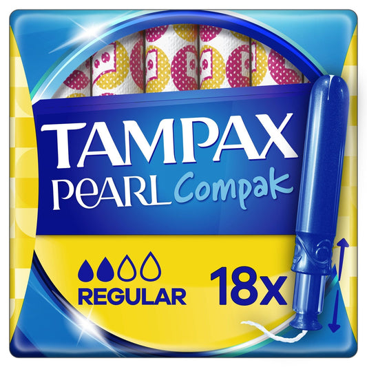 Tampons avec Applicateur Régulier Pearl Compak TAMPAX