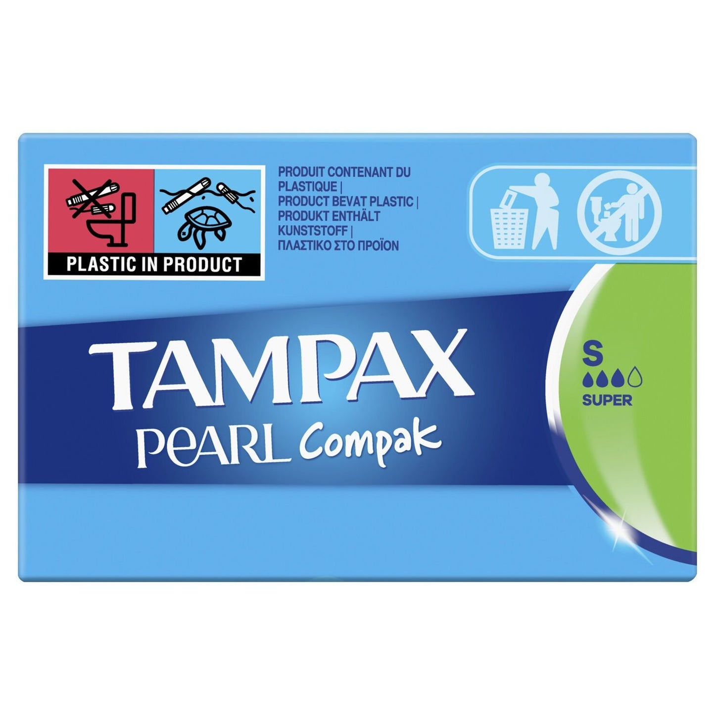 Tampons avec Applicateur Super Pearl Compak TAMPAX