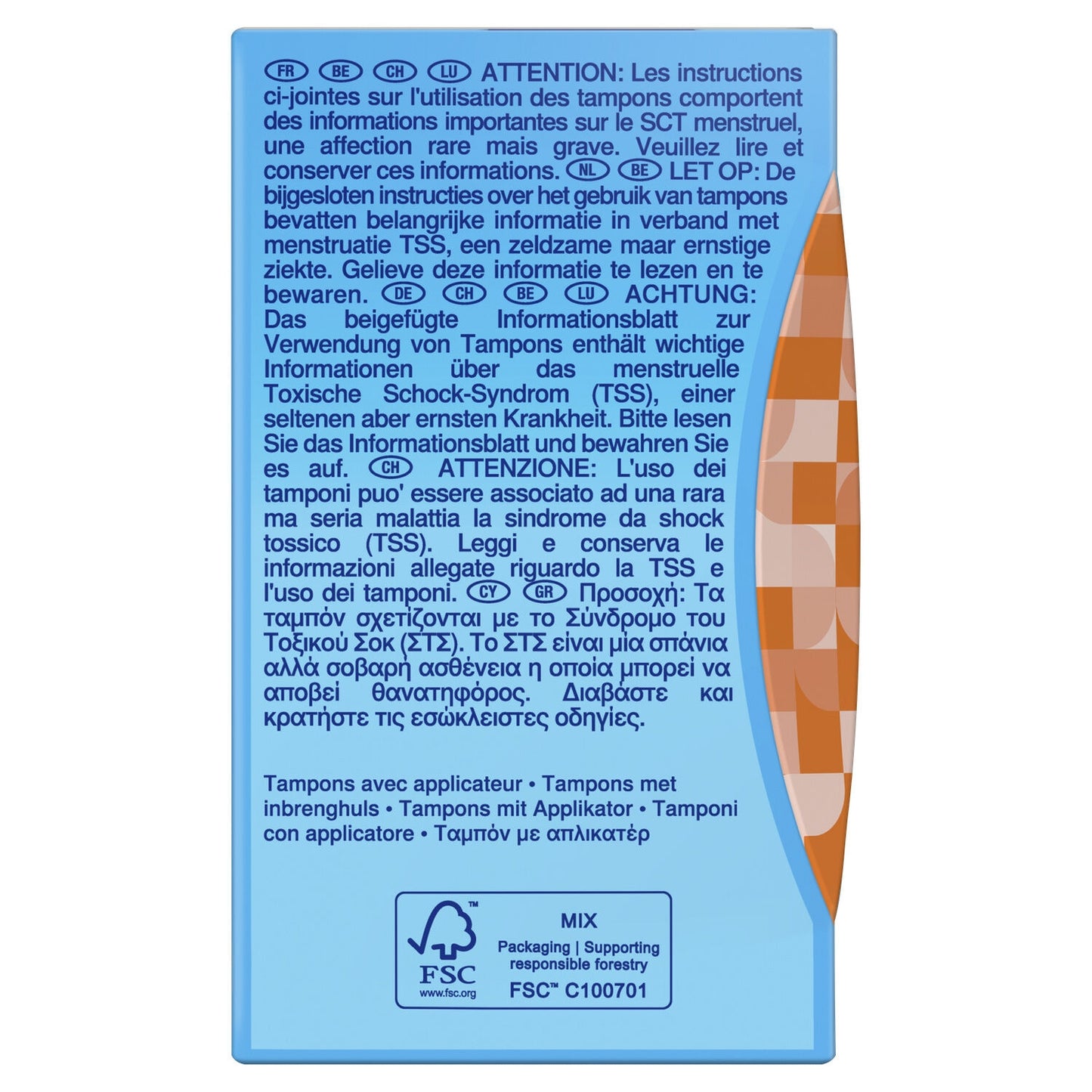 Tampons mit Super Plus S+ Pearl Compak Applikator TAMPAX