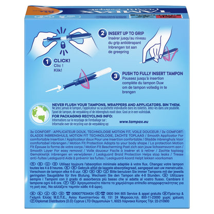 Tampons mit Super Plus S+ Pearl Compak Applikator TAMPAX