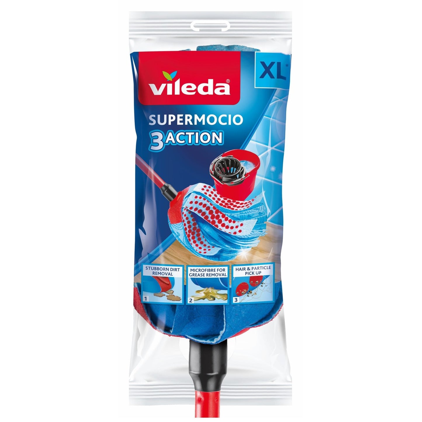 Serpillère Recharge 3 Actions VILEDA