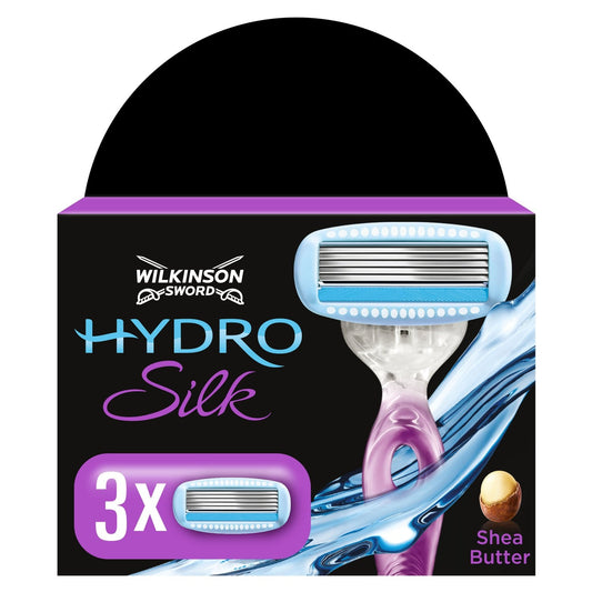 Lames de Rasoir pour Femme Hydro Silk Spécial Courbes Wilkinson WILKINSON la boite de 3 lames