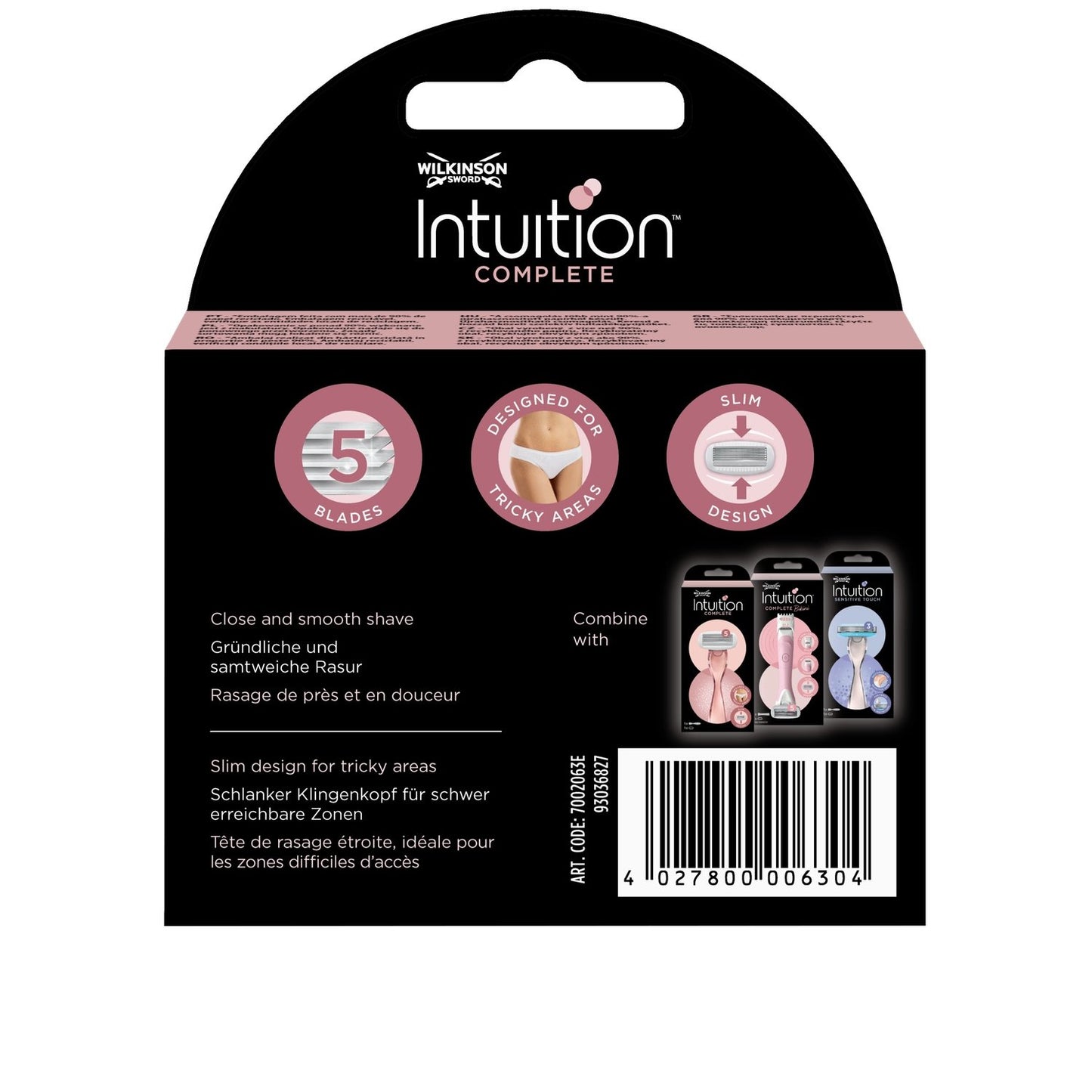 Lames de Rasoir pour Femme Complete Intuition WILKINSON