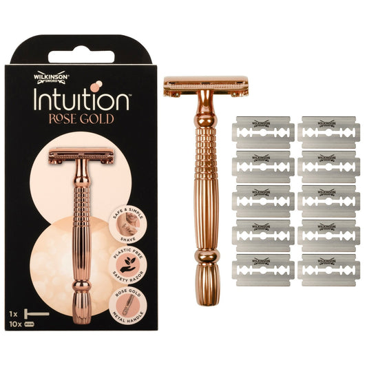 Rasoir Rasoir pour Femme Intuition Rose Gold WILKINSON LeManche+10Lames