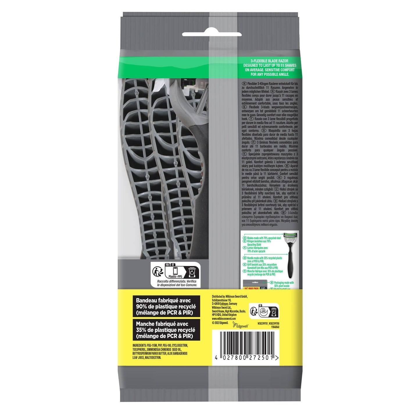 WILKINSON Xtreme 3 Black Edition Disposable Razors