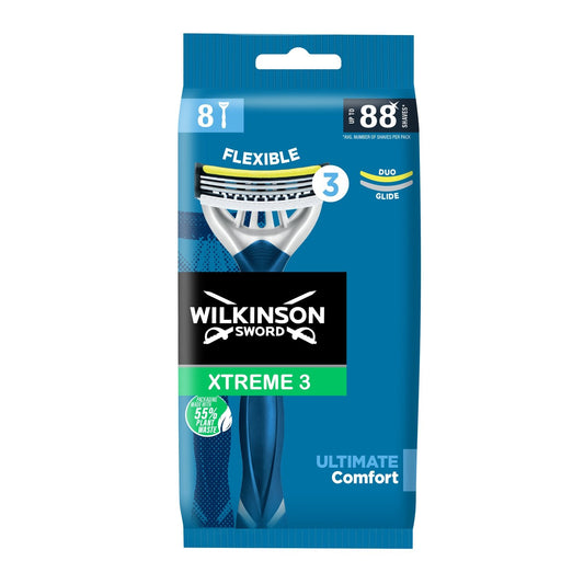 Rasoir Jetable Homme Ultimate Comfort Xtreme 3 WILKINSON le paquet de 8 rasoirs