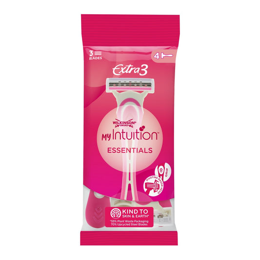 Rasoirs Jetables Extra 3 Essentials Femme WILKINSON LePackDe4Rasoirs