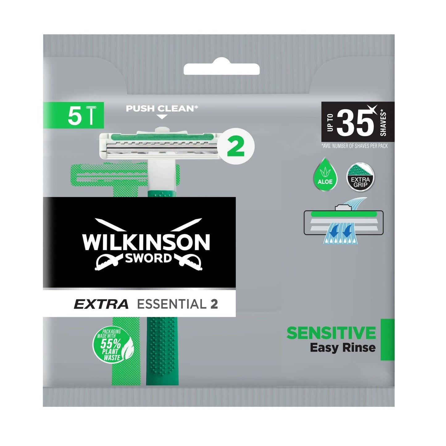 WILKINSON Extra Essential 2 Sensitive Disposable Razor