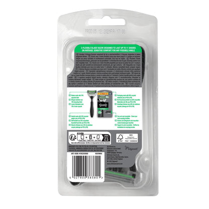 Rasoirs Jetables Xtreme 3 Black Edition Comfort pour Homme WILKINSON