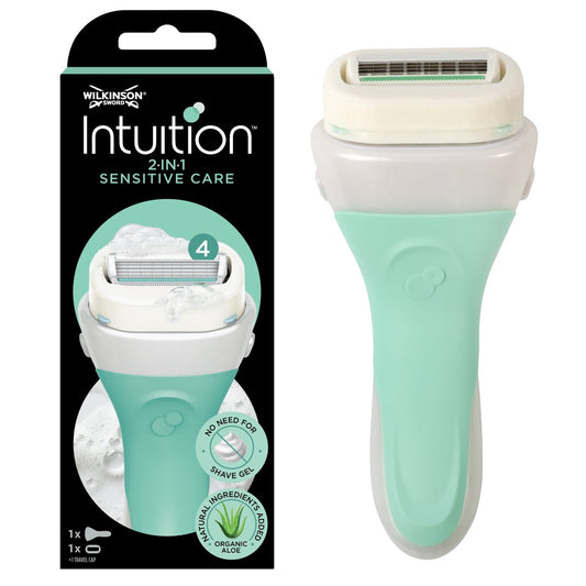 Women's Razor Sensitive Care 2-in-1 Soap Aloe Vera and Vitamin E WILKINSON