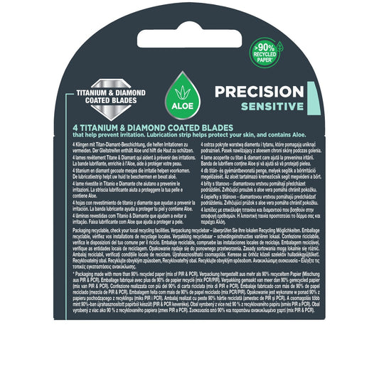 Lames de Rasoir Quattro Titanium Sensitive WILKINSON SWORD