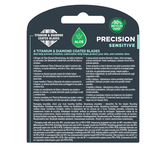 WILKINSON Quattro Titanium Sensitive Herren-Rasierklingen