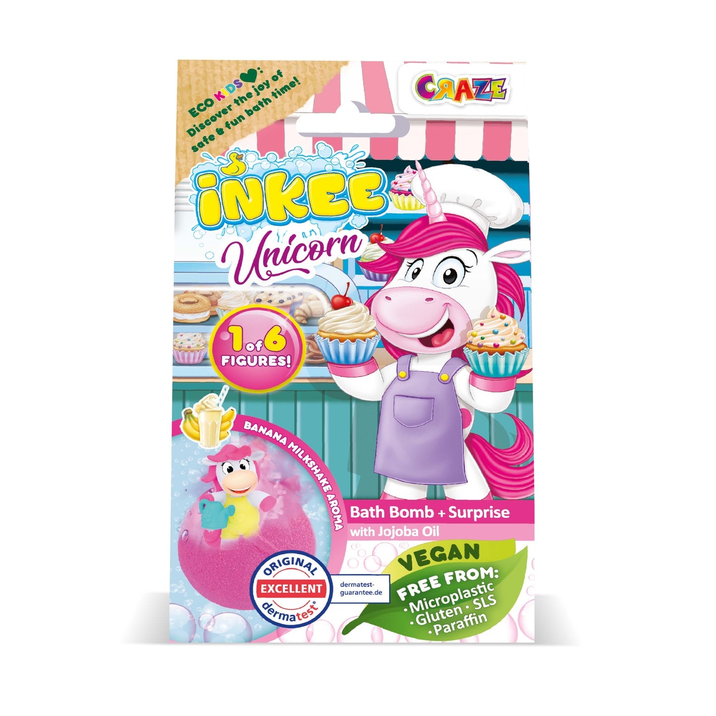Bombe de Bain avec Figurine Unicorn CRAZY 