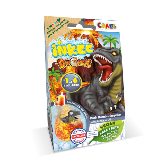 Bombe de Bain avec Figurine Dino CRAZY 