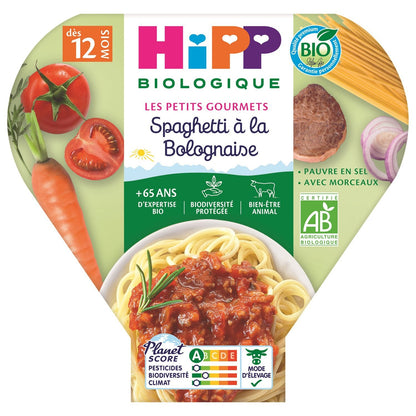Baby Dish From 12 Months Spaghetti Bolo les Petits Gourmets HIPP ORGANIC