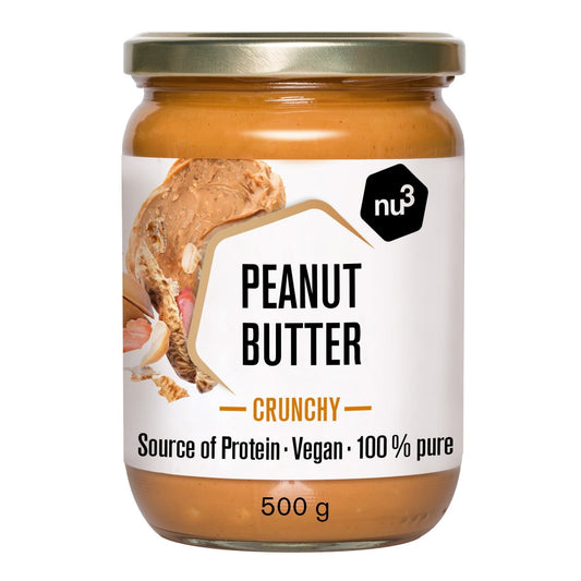 Beurre de Cacahuètes Crunchy NU3 le bocal de 500g