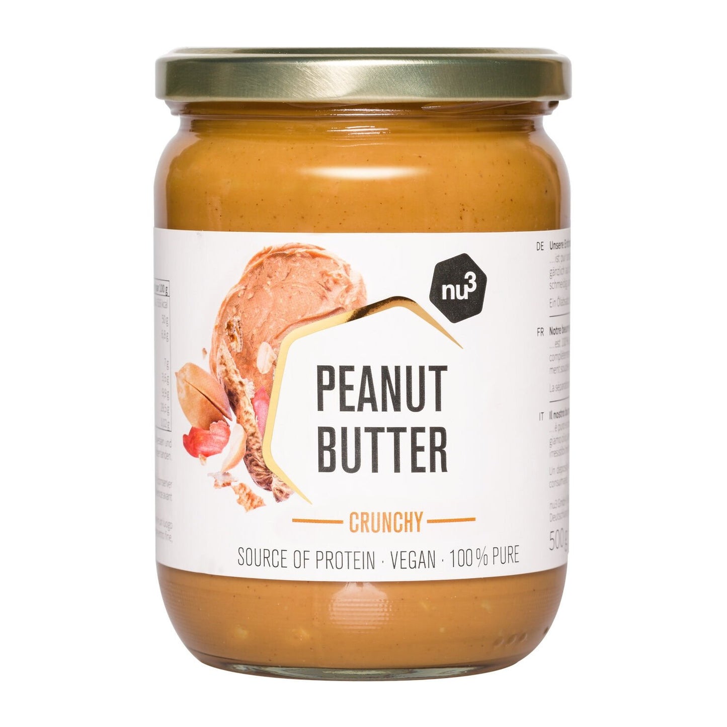 Beurre de Cacahuètes Crunchy NU3