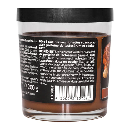 Pâte à Tartiner Protéinée au Cacao & Noisettes NU3