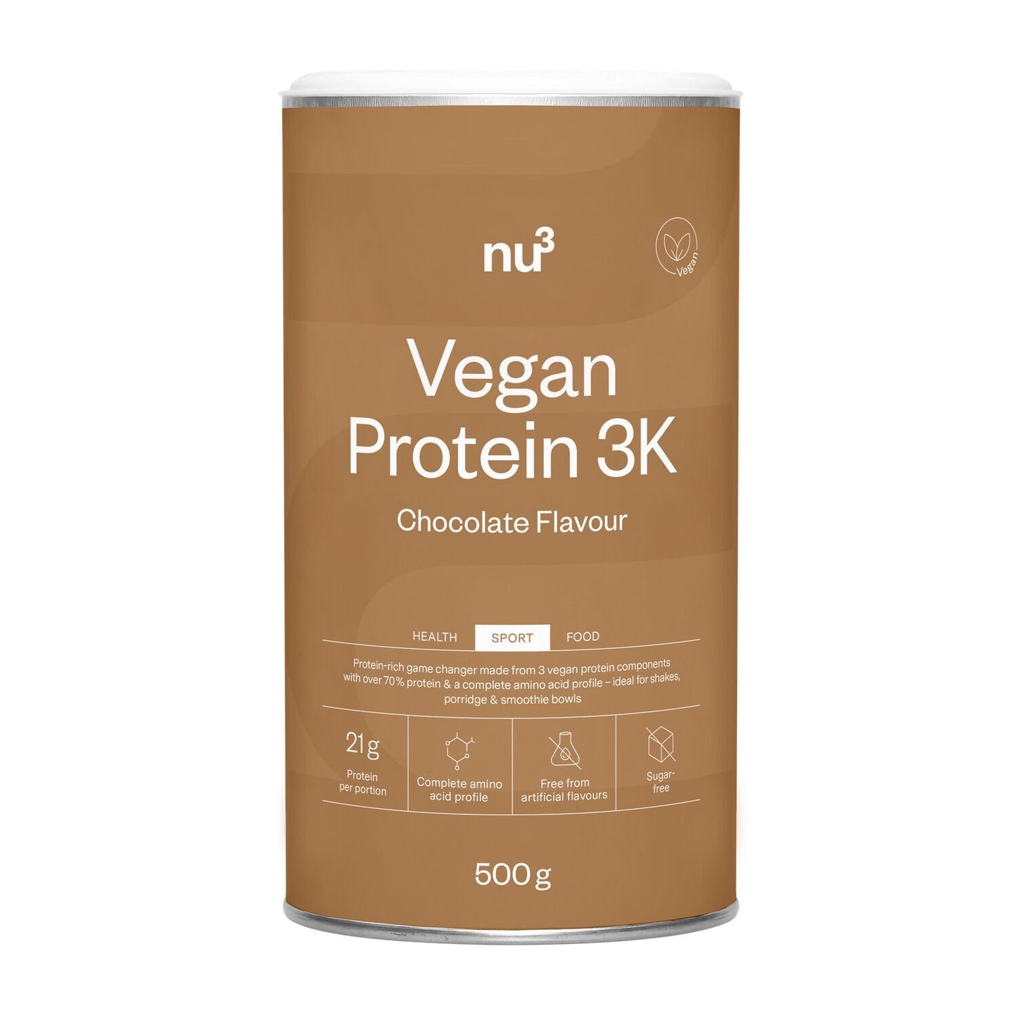 Protéine en Poudre Végétale au Chocolat NU3