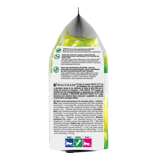 Pâtée pour Chat Stérilisé Natural Vitality A la Dinde et au Poulet PERFECT FIT