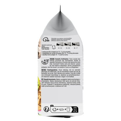 Pâtée pour Chat Stérilisé Natural Vitality aux Poissons et Saumon PERFECT FIT