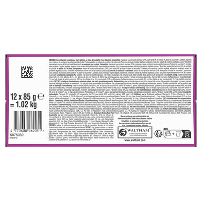Pâtée pour Chat Adulte en Sauce Boeuf Volaille Saumon Poulet Dinde Cabillaud Tasty Mix Sélection du Chef WHISKAS
