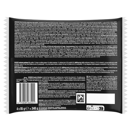 Pâtée pour Chat Adulte en Sauce Poulet Dinde Thon Saumon Nature Collection SHEBA