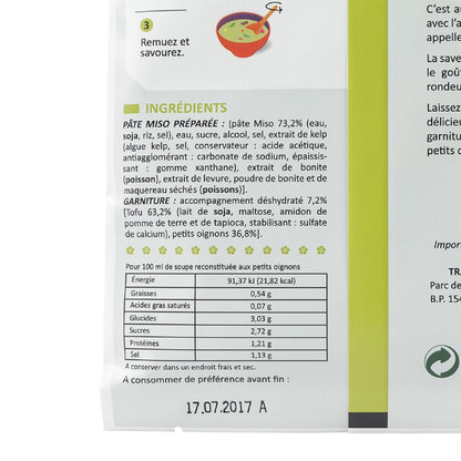 Soupe Miso Instantanée au Tofu et aux Oignons HIKARI MISO