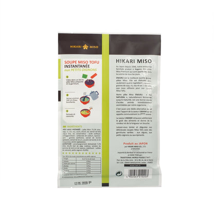 Soupe Miso Instantanée au Tofu et aux Oignons HIKARI MISO