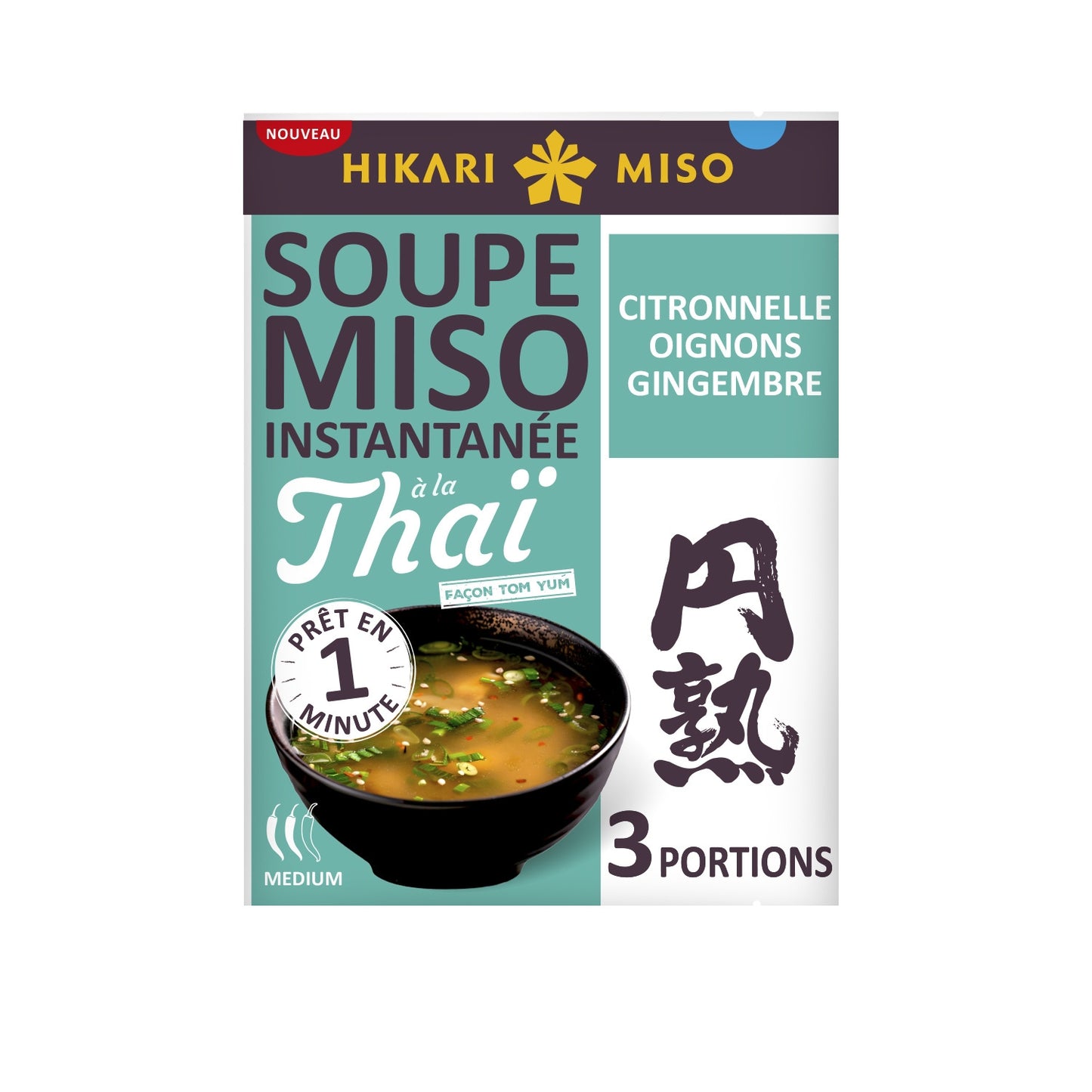 Soupe Instantanée Miso Thaï HIKARI MISO 