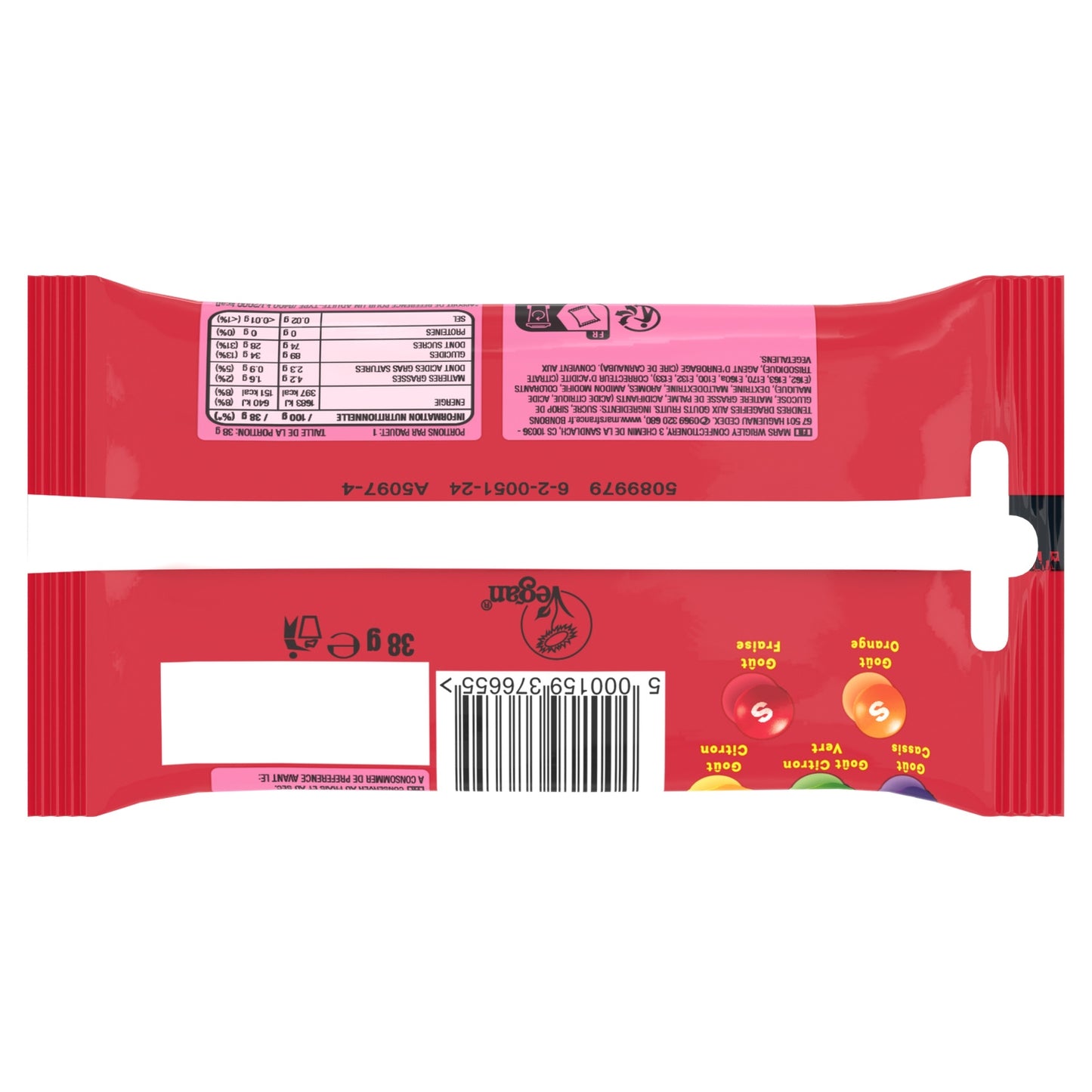 Bonbons Goût Fruits SKITTLES
