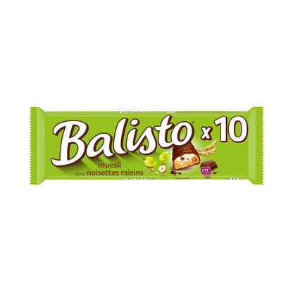 Barres Chocolatées Lait Raisin Noisette BALISTO