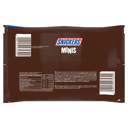 Barres Chocolatées Minis Fourrées Cacahuètes et Caramel SNICKERS
