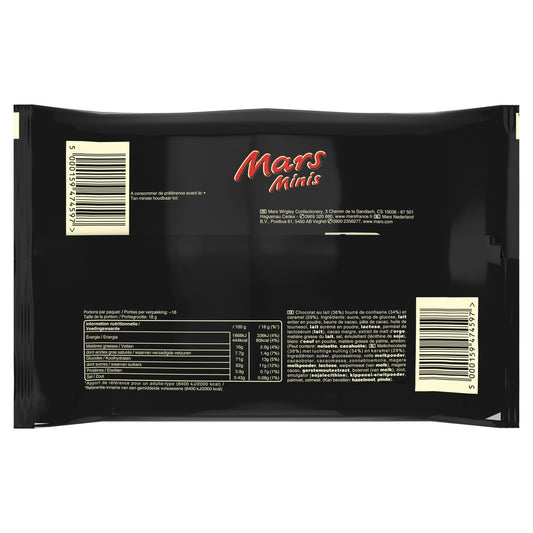 Barres Chocolatées Minis Fourrées au Caramel MARS