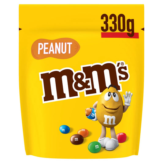 Bonbons Chocolats Lait Cacahuète M&MS le paquet de 330g