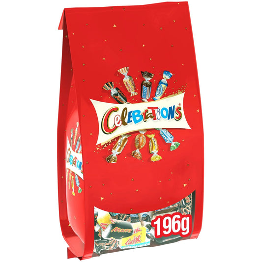 Assortiment de Chocolats Papillotes CELEBRATIONS le sachet de 196g