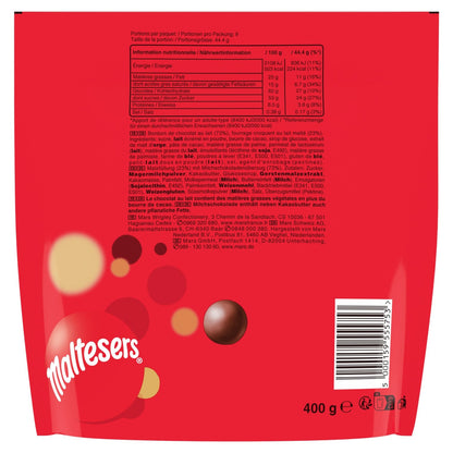 Bonbons Chocolats Lait Malté MALTESERS