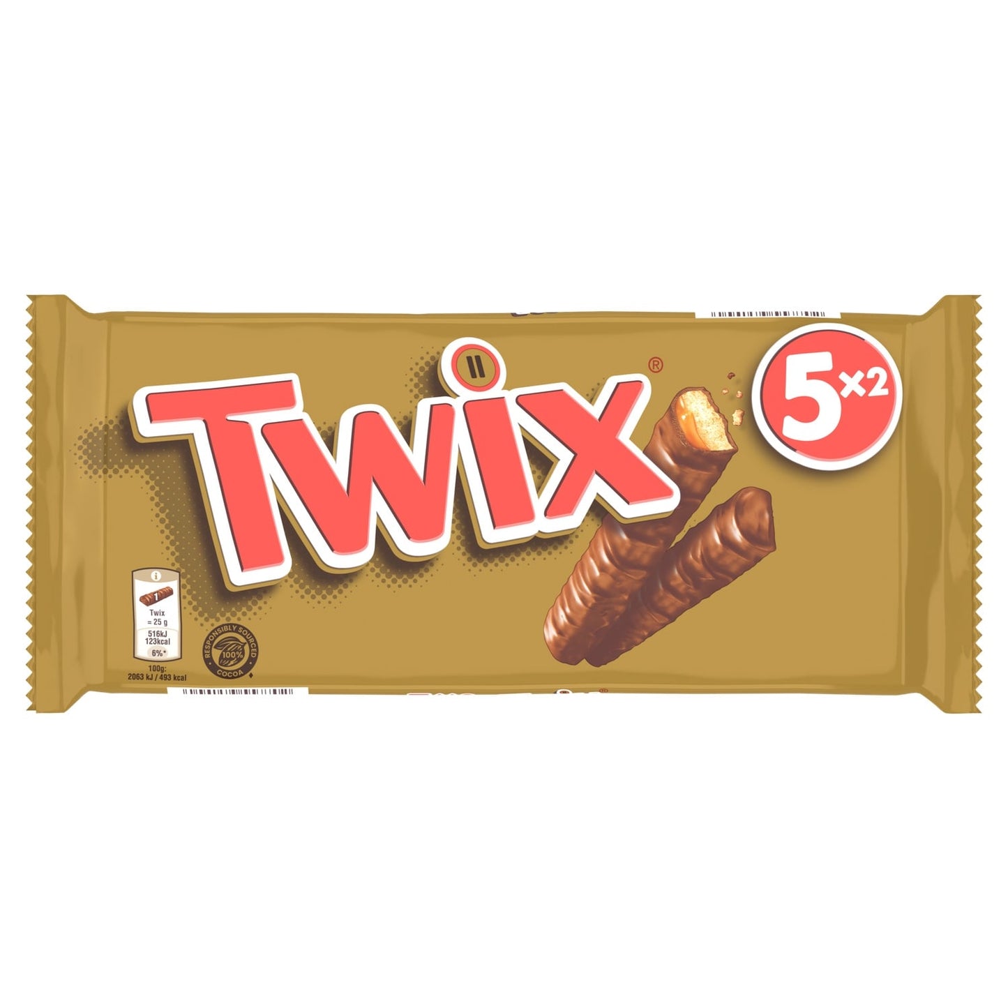 Barres Chocolatées Caramel TWIX 