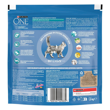 Croquettes pour Chat Adulte d'Intérieur Dinde Bifensis PURINA ONE