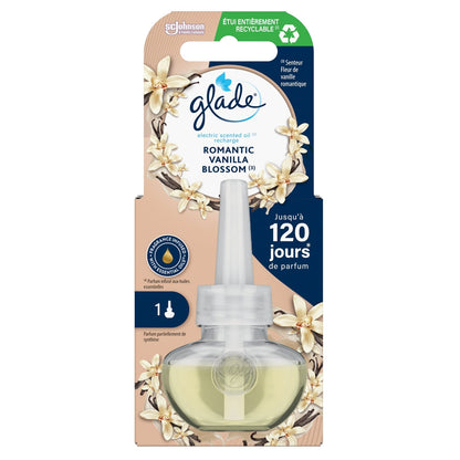 Désodorisant Recharge Fleur de vanille romantique Electric Scented Oil GLADE 