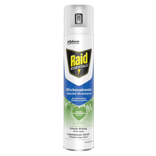 Anti-Moustique Spray Base Végétale Action Rapide RAID le spray de 300mL