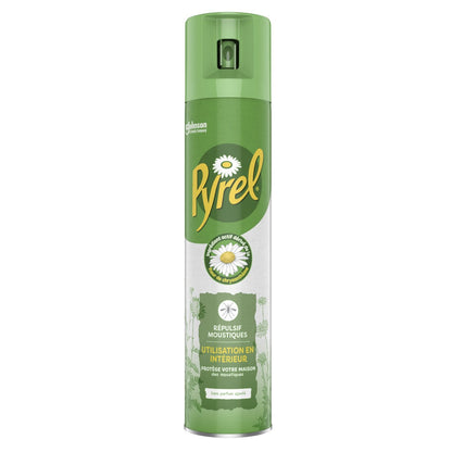 Anti-Moustiques Spray Répulsif Intérieur à Base de Fleur de Chrysanthème PYREL