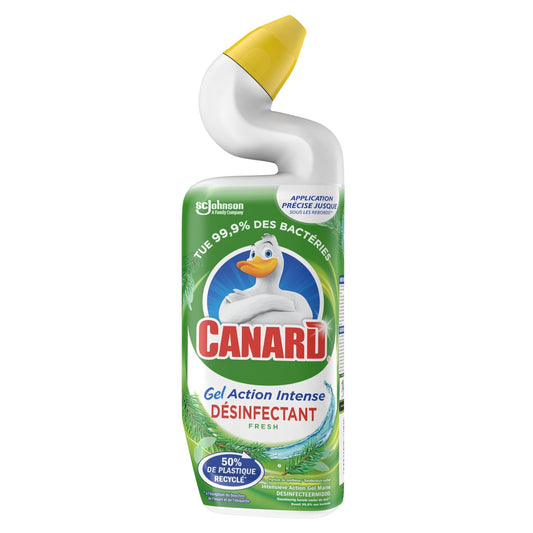 Gel Wc Désinfectant Action Intense Fraîcheur Fresh CANARD le flacon de 750mL