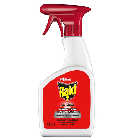 Anti-Rampants Spray Effet Barrière Longue Durée RAID le spray de 500mL