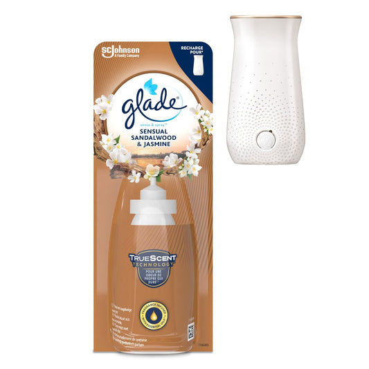 Désodorisant Recharge Bois de Santal et Jasmin Sense & Spray GLADE