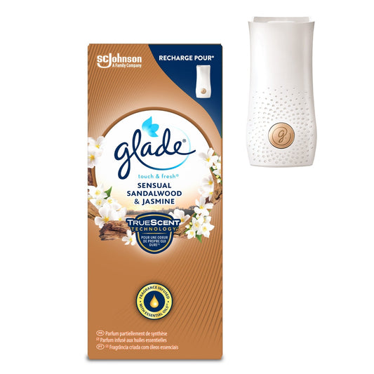 GLADE Touch and Fresh Air Freshener Refill Sandalwood and Jasmine Scent