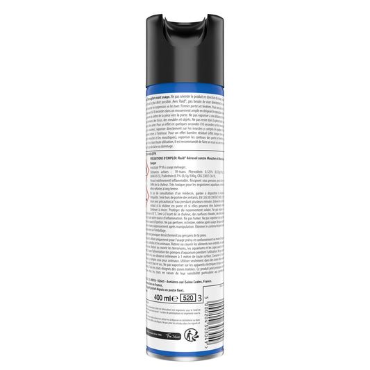 RAID 2-in-1 Anti-Insect Flies and Mosquitoes Fast and Long-Lasting Action