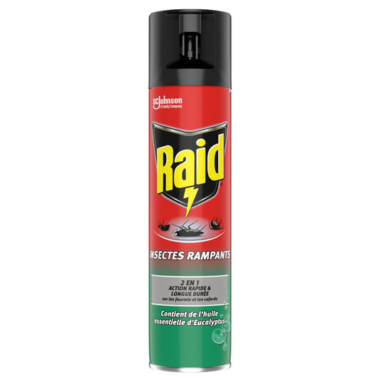 Anti-Rampants 2en1 Action Rapide et Longue Durée aux Huiles Essentielles d'Eucalyptus RAID